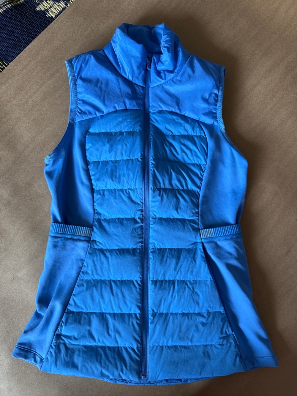 Lululemon Womens Pipe Dream Blue Down For It All Vest Running 700 Fill SZ 6 NEW